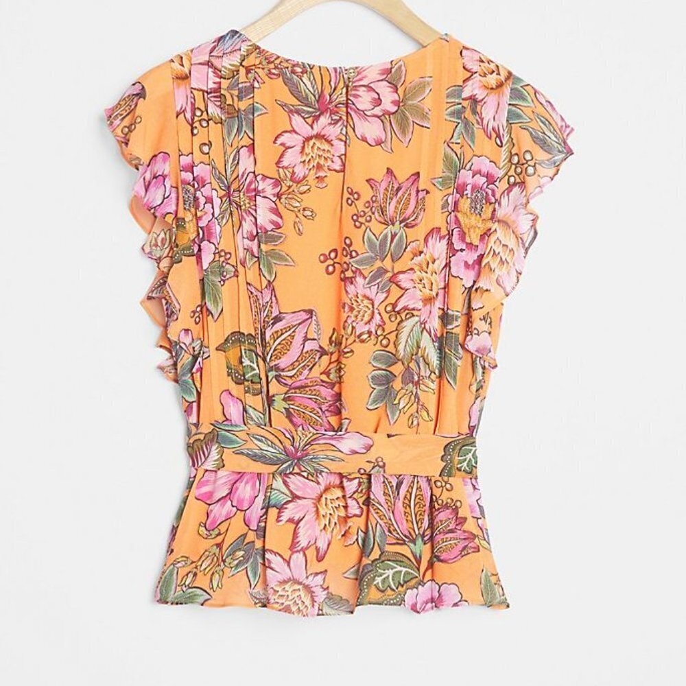 Farm Rio size small Adonia Pintucked size small Blouse - Picture 2 of 9